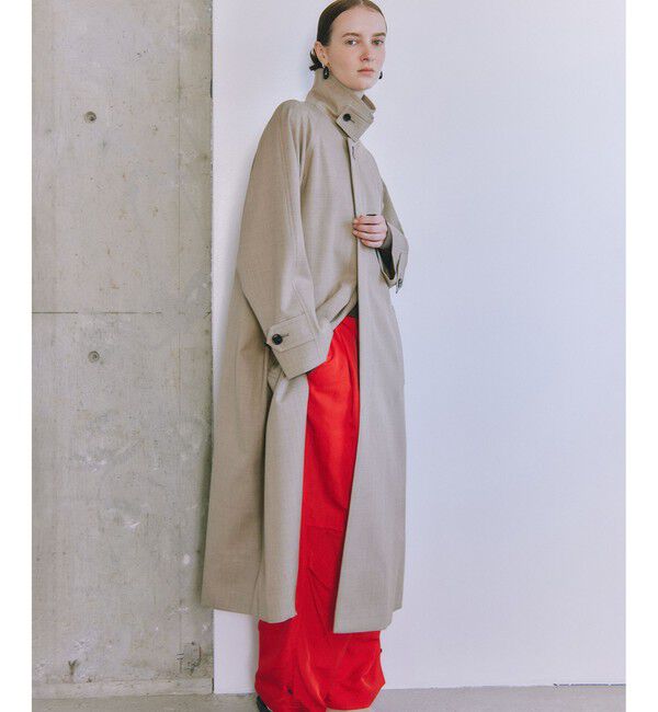 ADAM ET ROPE'「2WAYヘムパラシュートパンツ」|チノ|