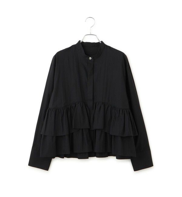 ADAM ET ROPE'「【WEB限定】フリルブラウス」|シャツ・ブラウス|