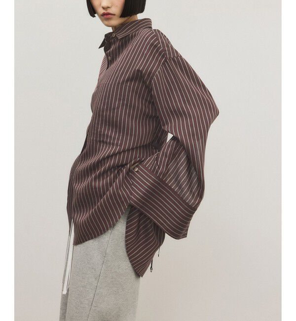 ADAM ET ROPE'「バックベルテッドシャツ」|シャツ・ブラウス|