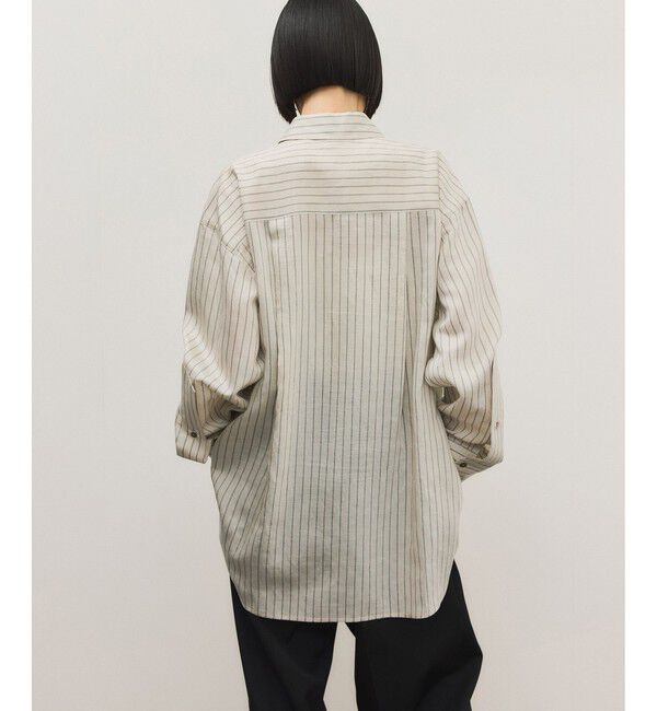 ADAM ET ROPE'「バックベルテッドシャツ」|シャツ・ブラウス|