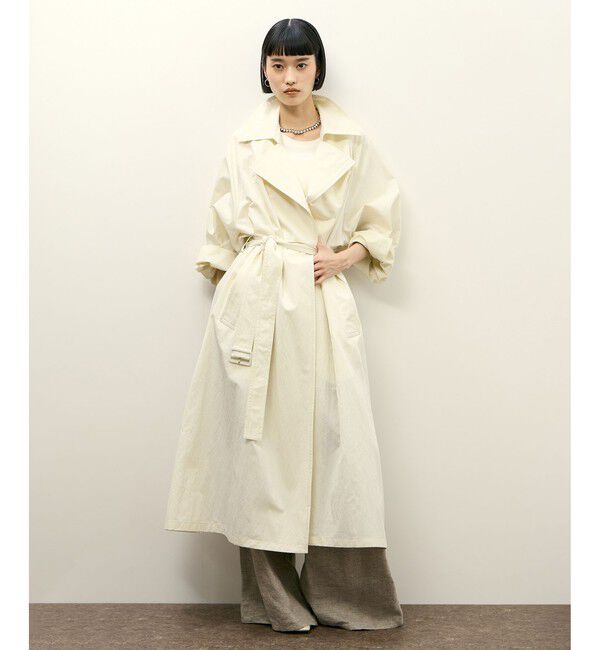 ADAM ET ROPE'「リラックスライトトレンチコート」|トレンチコート|オフホワイト(15)