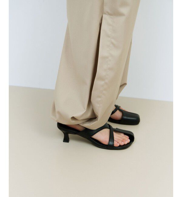 ADAM ET ROPE'「【WEB限定】サイドスリットパンツ」|チノ|