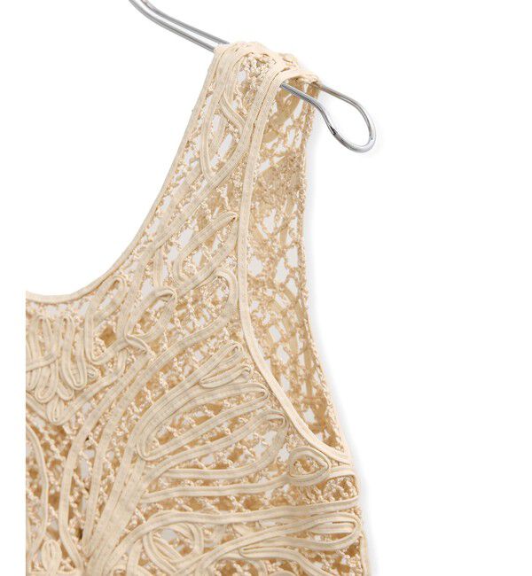 ADAM ET ROPE'「コードレースタンクジレ」|ベスト・ジレ|