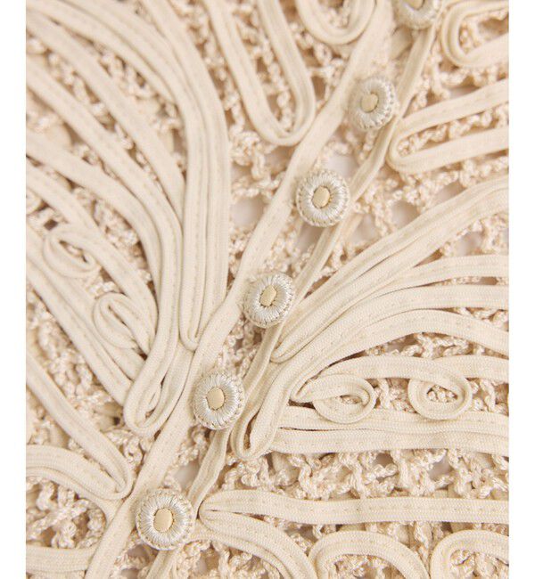 ADAM ET ROPE'「コードレースタンクジレ」|ベスト・ジレ|