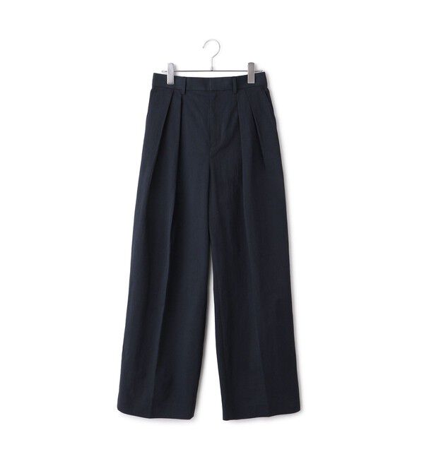 ADAM ET ROPE'「【WEB限定】ワイドレッグトラウザーパンツ」|チノ|