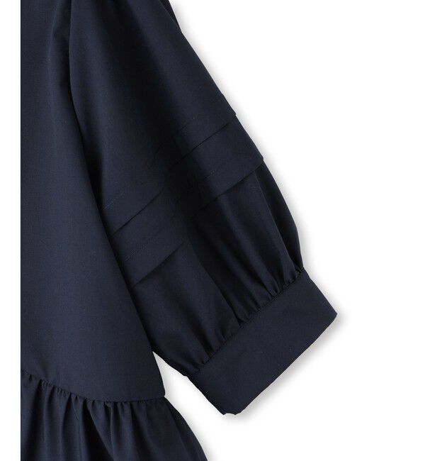 ADAM ET ROPE'「【WEB限定】パフスリーブギャザーブラウス」|シャツ・ブラウス|