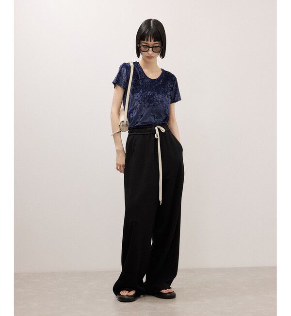 ADAM ET ROPE'「【サステナブル】UNSEENジャージパンツ」|チノ|