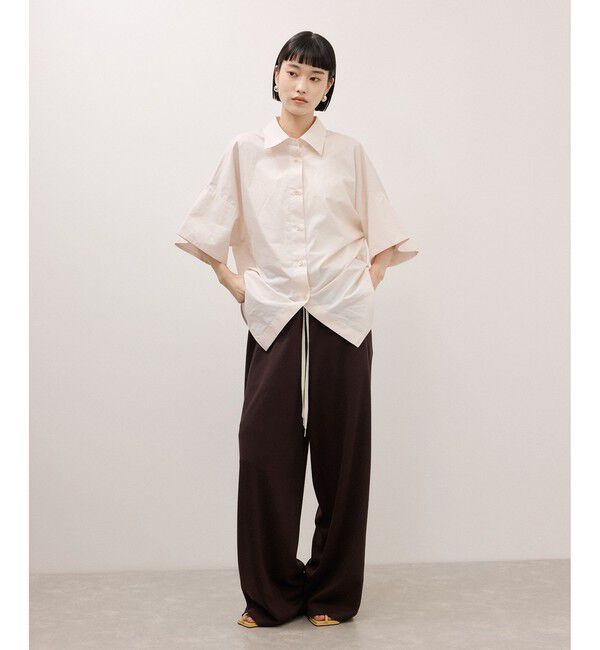 ADAM ET ROPE'「【サステナブル】UNSEENジャージパンツ」|チノ|