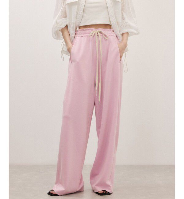 ADAM ET ROPE'「【サステナブル】UNSEENジャージパンツ」|チノ|