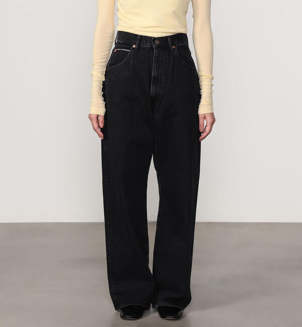  「THE SHINZONE |〈別注〉HIGH WAIST DENIM BLACK WOMEN」|デニム|