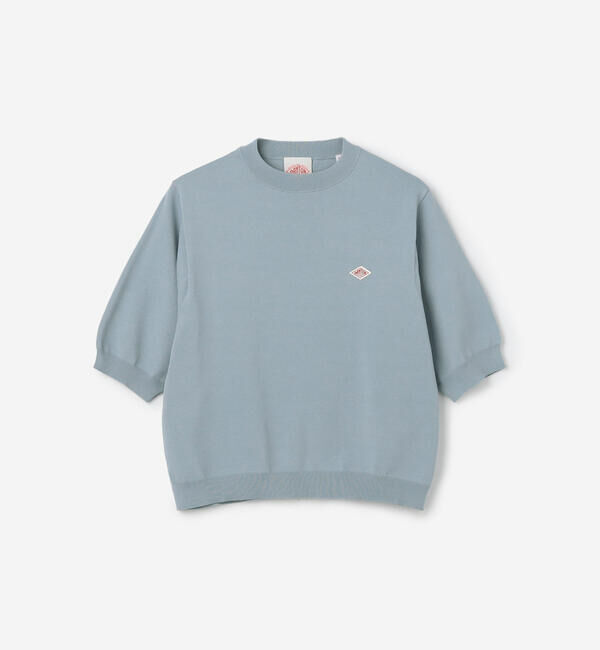 DANTON「DANTON | 半袖クルーネックニット WOMEN」|ニット・セーター|