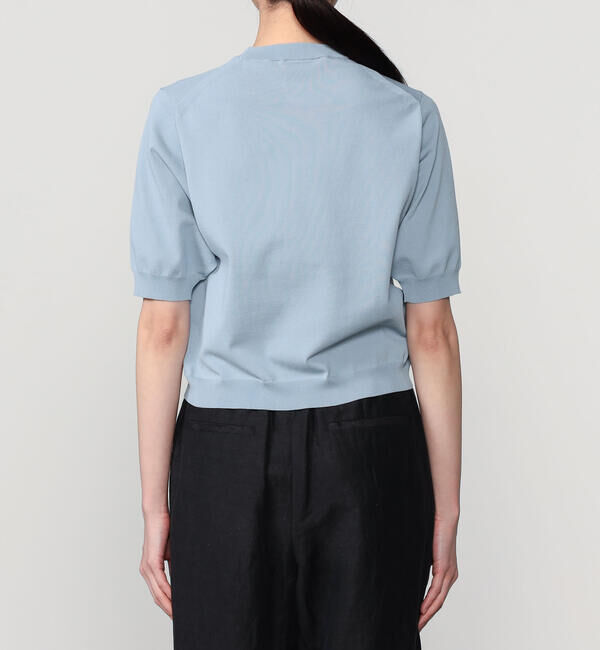 DANTON「DANTON | 半袖クルーネックニット WOMEN」|ニット・セーター|