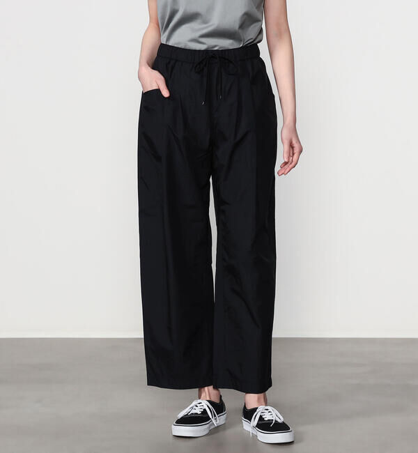 DANTON「DANTON | スタナーナイロン 2タックイージーパンツ WOMEN」|チノ|