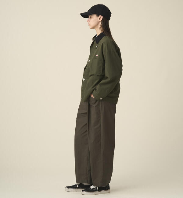 DANTON「DANTON | スタナーナイロン 2タックイージーパンツ WOMEN」|チノ|