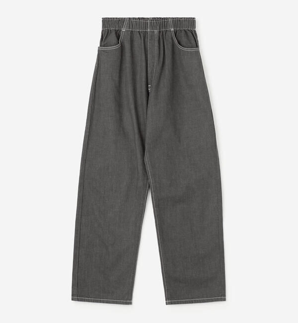 DANTON「DANTON | カラーデニム イージーパンツ WOMEN」|デニム|