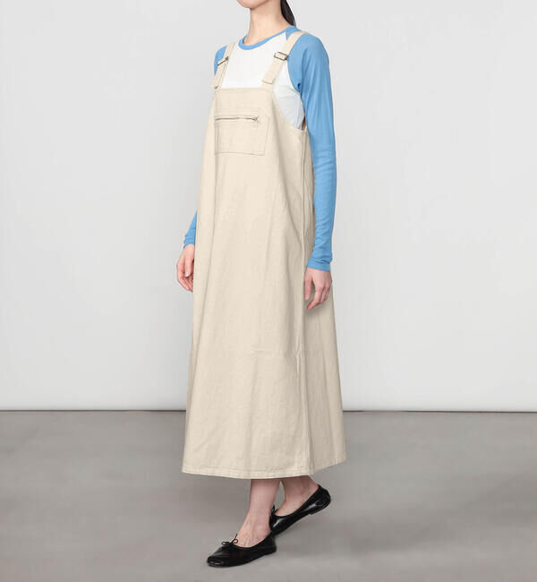 DANTON「DANTON | カツラギコットン サロペットスカート WOMEN」|スカート|