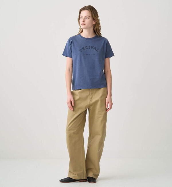 ORCIVAL「ORCIVAL | コットンドライツイル ワイドカーブパンツ WOMEN」|チノ|