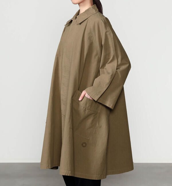 ORCIVAL「ORCIVAL | ガーメントダイ コットン Aライン ラグランコート WOMEN」|ダッフルコート|
