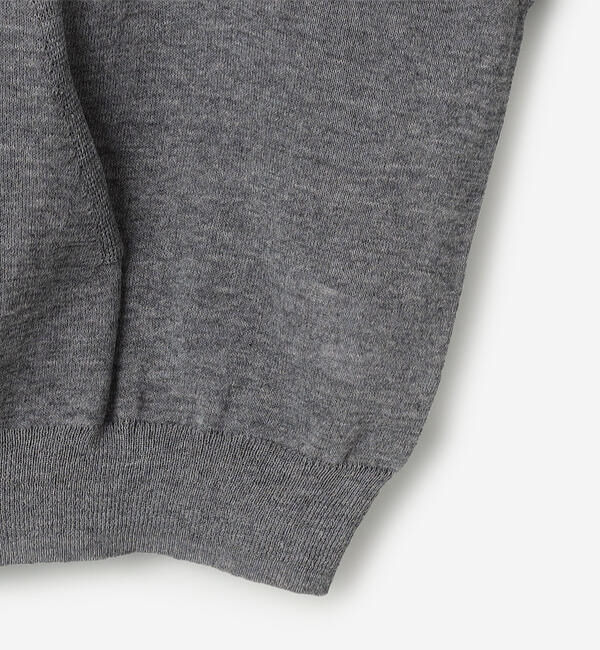 LE GLAZIK「LE GLAZIK | シアーニット ジップパーカー WOMEN」|ニット・セーター|