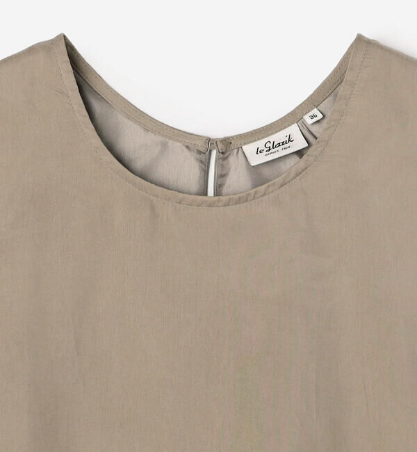 LE GLAZIK「LE GLAZIK | キュプラ ノースリーブシャツ WOMEN」|シャツ・ブラウス|