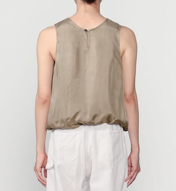 LE GLAZIK「LE GLAZIK | キュプラ ノースリーブシャツ WOMEN」|シャツ・ブラウス|