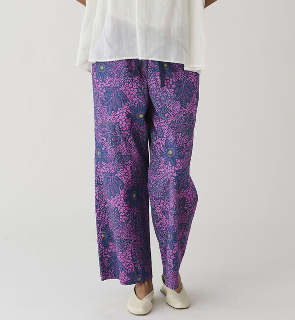 LE GLAZIK「LE GLAZIK | バティック イージーパンツ WOMEN」|チノ|