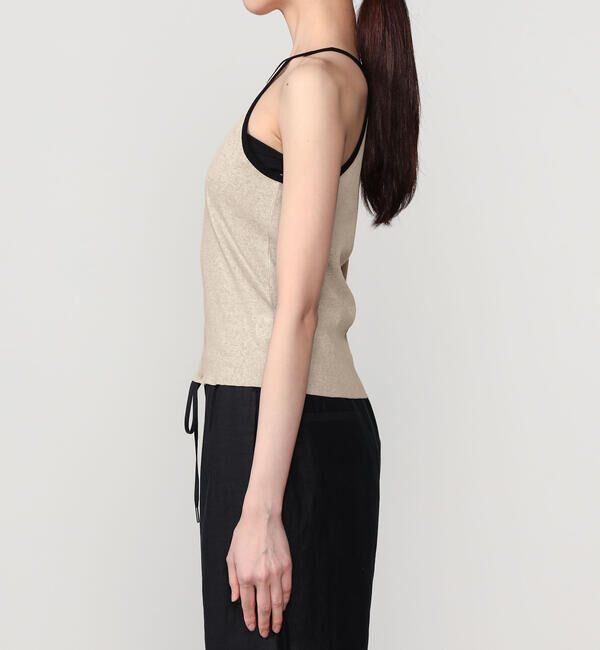  「GOOD PEOPLE GOOD STITCHING GOOD PRODUCT | バイカラートリム キャミソール WOMEN」|Tシャツ・カットソー|