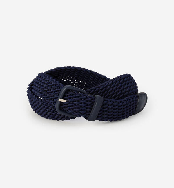  「MAISON BOINET | 30mm メッシュベルト WOMEN」|ベルト|NAVY