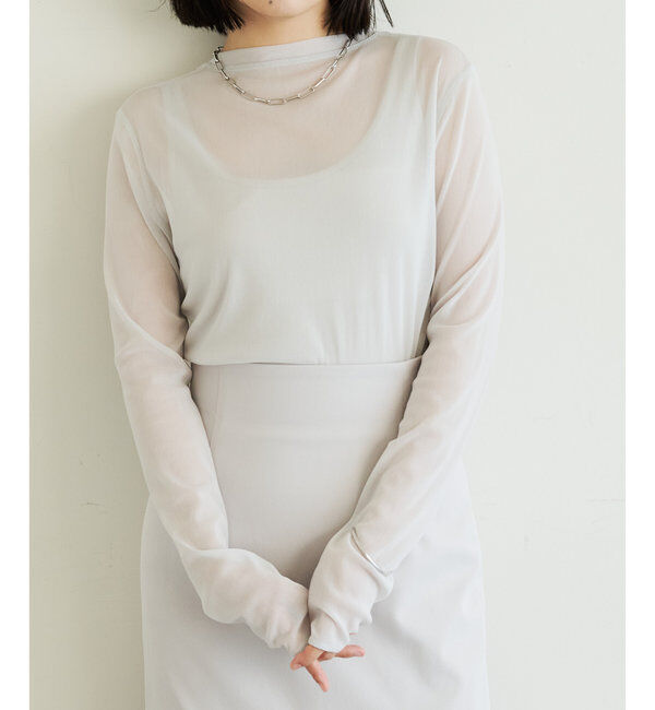  「【La nature linge】シアーチュールプルオーバー」|Tシャツ・カットソー|