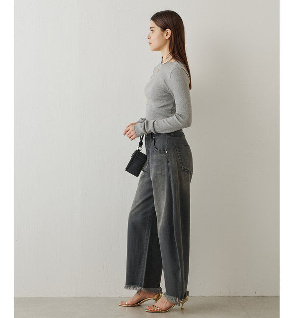  「Vバックシャンテレコカットソー」|Tシャツ・カットソー|