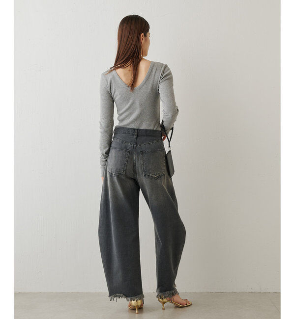  「Vバックシャンテレコカットソー」|Tシャツ・カットソー|