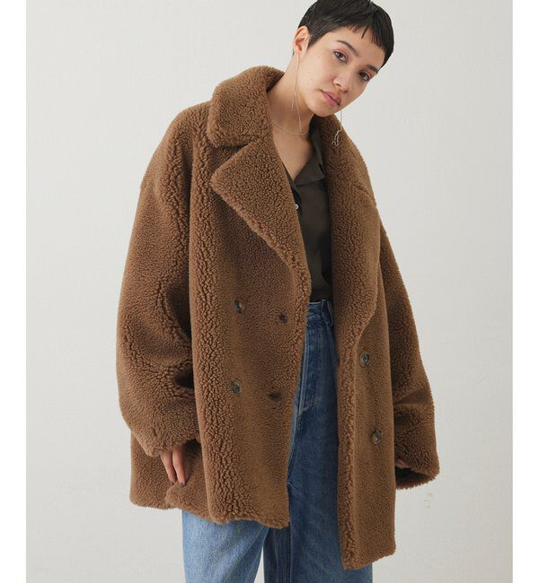 THE PAUSE「【THE PAUSE】ボアダブルコート」|その他|