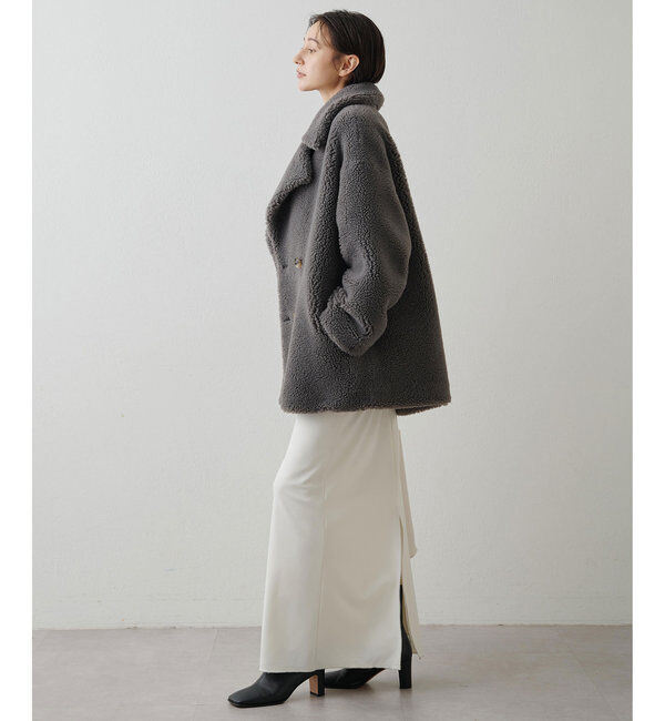 THE PAUSE「【THE PAUSE】ボアダブルコート」|その他|