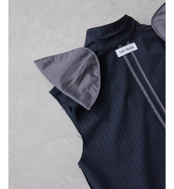  「【THE PAUSE】テーラーカラーノースリーブジャンプスーツ」|ワンピース|