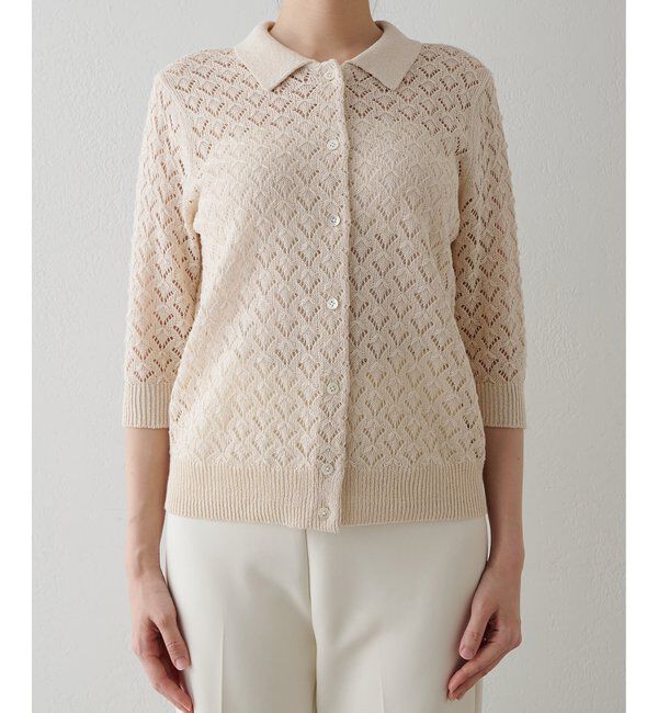 THE PAUSE「【GEMINI】ポロニットプルオーバー」|ニット・セーター|