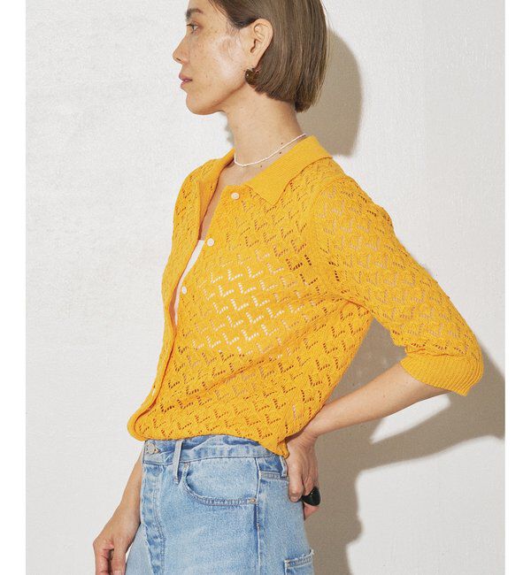 THE PAUSE「【GEMINI】ポロニットプルオーバー」|ニット・セーター|