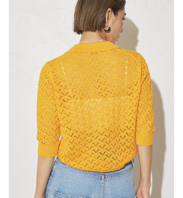 THE PAUSE「【GEMINI】ポロニットプルオーバー」|ニット・セーター|