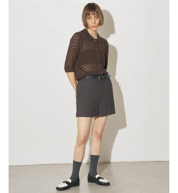 THE PAUSE「【GEMINI】ポロニットプルオーバー」|ニット・セーター|