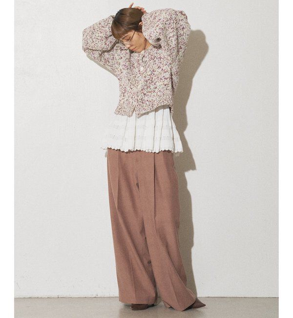 GEMINI「【GEMINI】ローゲージ2way MIXニット」|ニット・セーター|