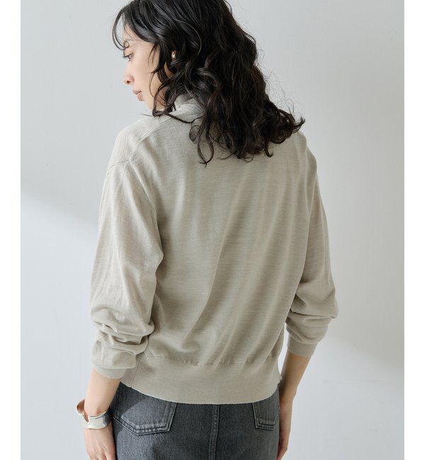  「16G Vネックカーディガン」|ニット・セーター|