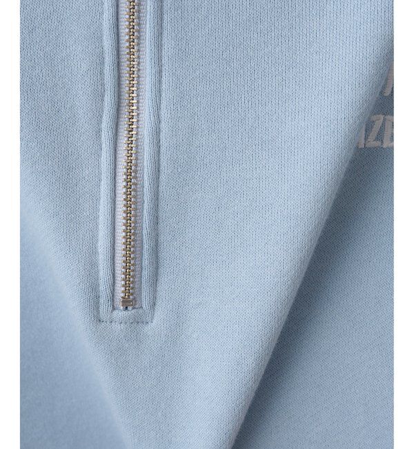  「ハーフジップロゴ裏毛プルオーバー」|Tシャツ・カットソー|