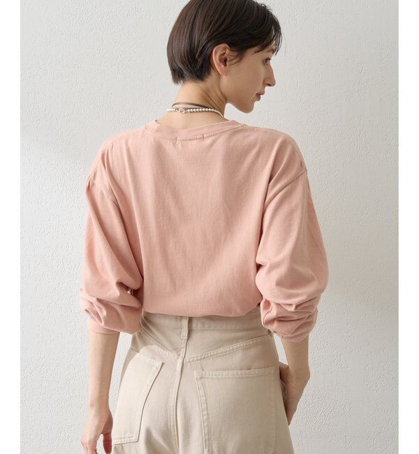  「フロッキープリントロングTシャツ」|Tシャツ・カットソー|