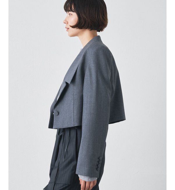  「ウールギャバテーラージャケット」|テーラードジャケット|