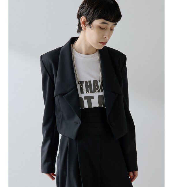  「ウールギャバテーラージャケット」|テーラードジャケット|