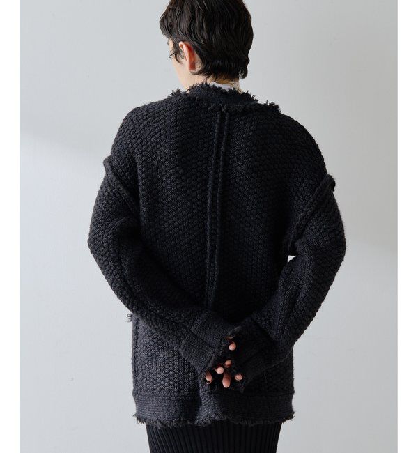  「ミックスヤーンニットツイードジャケット」|その他|