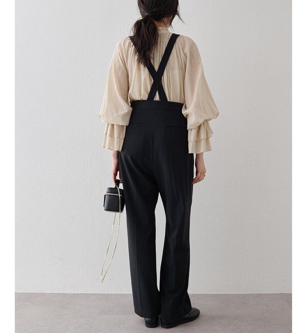  「カフスギャザーブラウス」|シャツ・ブラウス|