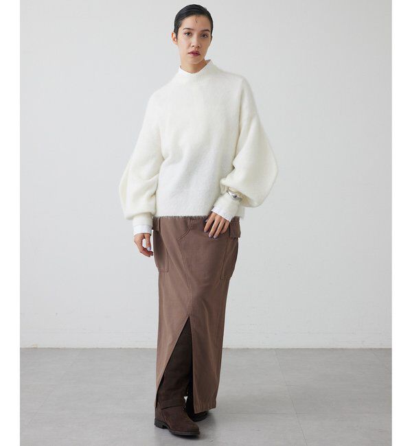THE PAUSE「【THE PAUSE】バレルスリーブニット」|ニット・セーター|