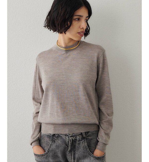  「16GWOOLテンジクプルオーバー」|ニット・セーター|モカ