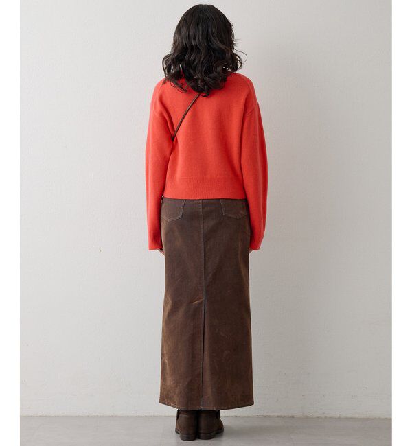  「ウールカシミヤZIPニットプルオーバー」|ニット・セーター|