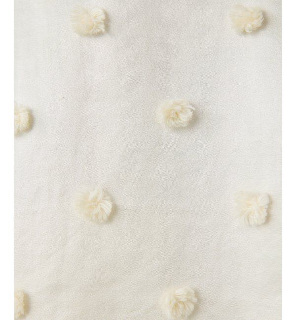  「ボンボンジャガードブラウス」|シャツ・ブラウス|